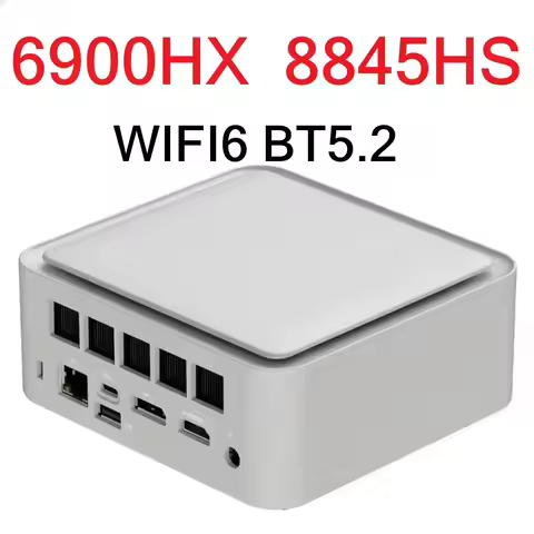 SZBOX AMD Ryzen 9 6900HX MINI PC AMD Ryzen 7 8845HS WIFI6 BT5.2 Computer Wins11 DDR5 NVME SSD USB4.0