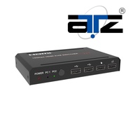 ATZ 2 ports HDMI 4K 18Gbps USB2.0 KVM Switcher - supports 2x USB2.0 devices, 2 Ports HDMI KVM Switch, 4k HDMI KVM Switch