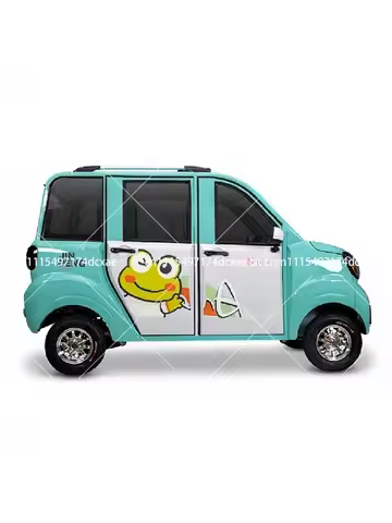 EEC-COC EU Market Electric Car 4 Seats 4 Doors Closed Cabin Four Wheels Adult Mini Vehicle