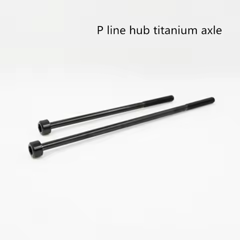 Folding bike front and rear hub titanium shaft for brompton P line hub titanium axle