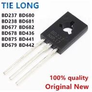10PCS BD237 BD680 BD681 BD682 BD139 BD140 TO-126 BD238 BD677 BD678 BD435 BD436 BD441 BD442 TO126 Tra