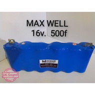 ( Pro+++ ) MAXWELL 16v. 500F./ คาปา /super cap /ซุปเปอร์คาปา/แม็คเวล /16v 500ฟารัส คาปาแท้ /ซุปเปอร์