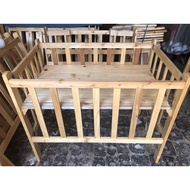 Ordinary Wooden Crib (Kuna) - Adjustable