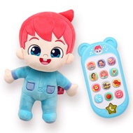 Pinkfong Bebefinn Plush doll +Children's song smartphone /korea