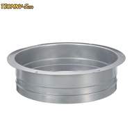 TIOMNV56H4 Metal Straight Pipe, Galvanized Iron 3/4/5/6/8 inch Duct Connector Flange, Home Exhaust H