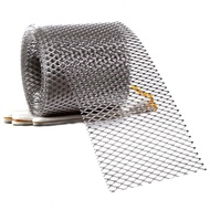 Aluminum Gutter Guard Rust-proof Mesh Gutter Protectors 6m/19.6Feet Long Anti-Leaf Mesh Guards to