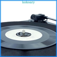 KOK LP45 Turntable Adapter Stabilizers 45RPM Record Adapter For Large Hole Vinyls Records ABS Constr
