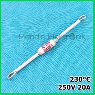 Thermofuse 230C Thermal Fuse 20A 250V - Thermal Fuse 20 Ampere 250V 230 Degree - Fuse 230 Degre