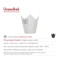 Tulip Greaseproof Cupcake Baking Paper Cup Muffin Liner Uneedkek
