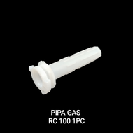 Pipa Gas RC 100 - Selongsong Slongsong Putihan Mika Throttle Iner Gas Kanan Suzuki RC 80 Crystal Tor
