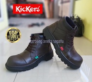 Sepatu Boot Pria Ujung Besi Safety Shoes Man Shoes 2 Varian Warna Hitam Coklat Sepatu Boots Safety P