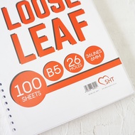 A5/B5 Loose Leaf Lined 70 gsm contents 50 sheets / A5/B5 Lined Binder Paper 70 gsm contents 50 sheet