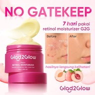 Glad2Glow Peach Retinol Moisturizer Day Night Face Cream Anti Aging Skincare Facial Moisturizer Reti