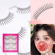 3 Pairs Girl Group U-shaped Full False Eyelashes Transparent Stem Makeup Thin Tools False A1T8