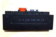 A 210 540 02 72 BENZ原廠 W210 繼電器 RELAY 正常使用中拆下 便宜賣 1900元