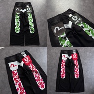 Custom Colab B@pe Vintage Jeans Wide Leg Standard form