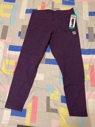 FILA 紫色運動緊身褲 XL