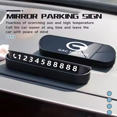 For GAC MOTOR Fashion Car Temporary Parking Card Phone Number Card Plate Auto Accessories Aion Y AIO