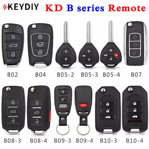 KEYDIY Universal B Series B02 B04 B05-2 B05-3 B05-4 B07 B08-3 B08-4 B09-3 B09-4 B10-3 B10-4 Work wit