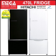 HITACHI R-B570P7MS 444L 2-Door Fridge (3 Ticks)