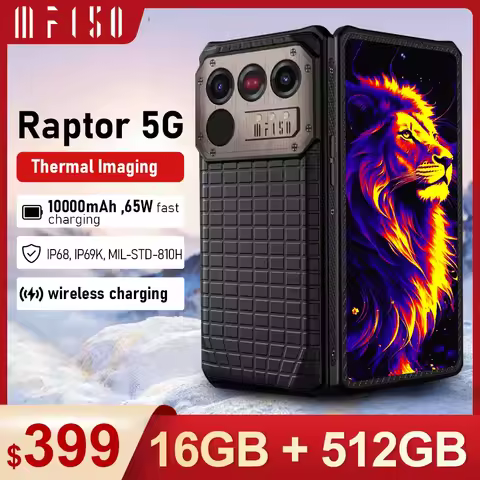 Global Version IIIF150 Raptor-5G Rugged Phone 6.78'' AMOLED Telephon Portable 16GB+512GB 10000mAh 50