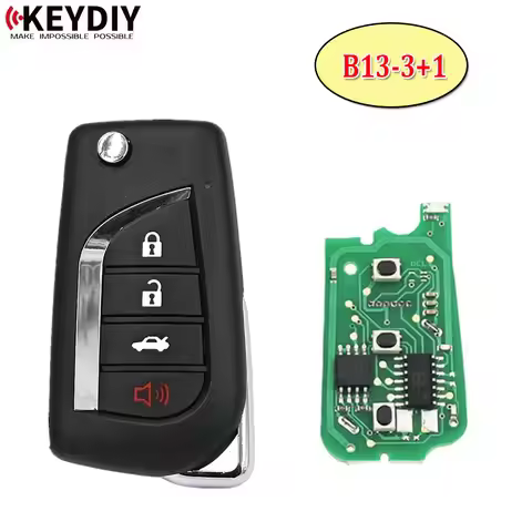 KEYDIY B13-4 Universal Car Remote Key 3+1 Buttons for KD900/MINI/KD-X2 Programmer for Toyota Sty B S