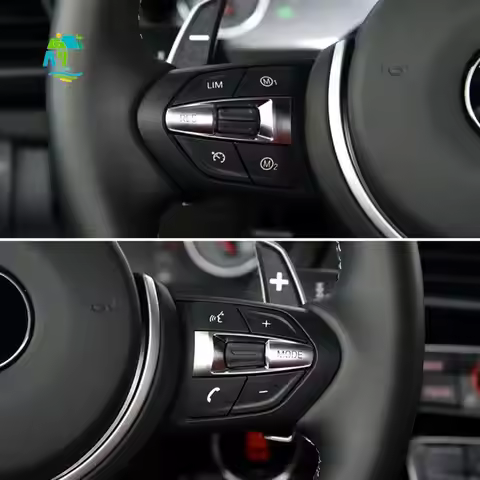 A09E-Car Steering Wheel Button Knob Replacement For BMW F10 F11 F30 F31 F34 F01 F02 F07 F06 F12 F25 