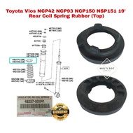 Toyota Vios Rear Coil Spring Rubber Top Vios NCP42 NCP93 NCP150 NSP151 19' Yaris NCP91 48257-0D041