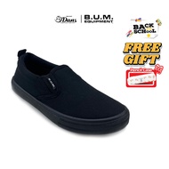 Dan's X BUM Equipment Kasut Sekolah Kanak-Kanak Unisex - Hitam CS902 Back To School Shoes Black