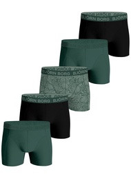| Bjorn Borg Cotton Stretch Boxer 5P, Boxer Briefs for Men, Multi-Packs Available