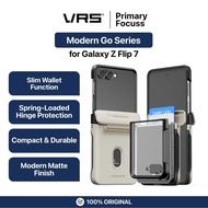 VRS Case Samsung Galaxy Z Flip 7 Flip7 VRS Modern Go Card Holder Card Slot Includes Tempered Glass S