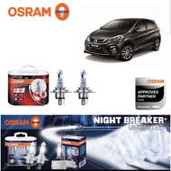 OSRAM NBU H4 Headlight Bulb for Perodua Myvi Icon 2nd Gen 1.3 Standard EZ & SX