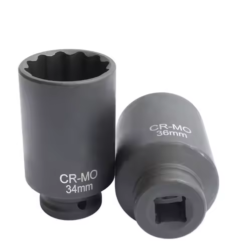 Large Model Impact Torx Socket 1/2" Drive Metric Air 12 Point Socket Wrench Head 28mm 29mm 30mm 32mm