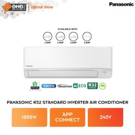 Panasonic Standard Inverter R32 Air Conditioner Aircond CSPU9AKH 4 Star Rating Eco Mode 1.0HP-2.5HP Penghawa Dingin