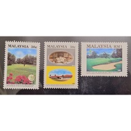 Postage Stamp Mint MNH Light Bendmark 1994 Complete 3v Set - The Centenary of Royal Selangor Golf Gl