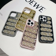 ชิ้นเดียว เคสโทรศัพท์มือถือผู้หญิงหรูหรา มือทำตกแต่งอย่างเต็มที่ด้วยKrystal & การตกแต่งสองด้านประกาย