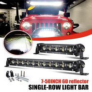 6D Reflector 7inch 30W 14inch 60W 20inch 90W 26inch 120W 32inch 150W LED Light Bar Single Row Spot F