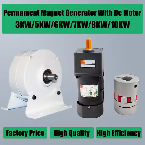 High Efficiency Permanent Magnet Generator with Motor 3KW 5KW 6KW 7KW 8KW 10KW Free Energy Generator