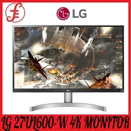 LG MONITOR 27INCH 27UL600-W 27Inch 4K UHD IPS Monitor with VESA DisplayHDR 400