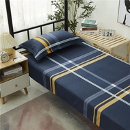 新品现货寝室单人床磨毛床单三件套双人家用学生宿舍单人床单枕套Bedroom Single Bed Sanding Bed Sheet Three-piece Set Double Home
