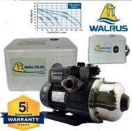 ปั๊มน้ำอัตโนมัติแรงดันคงที่ Walrus (วอรัส) 370W TQ-400 และ 750W TQ-800 ทำงานเงียบ ระบบควบคุมโดยวงจรอ