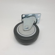 Tpr Medium Duty Rubber Wheels 4 inch (100 x 32) Living Plate