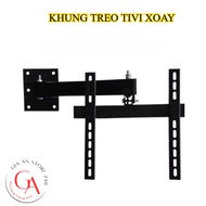 24 inch to 63 inch rotating TV mount, wall mounted TV shelf frame