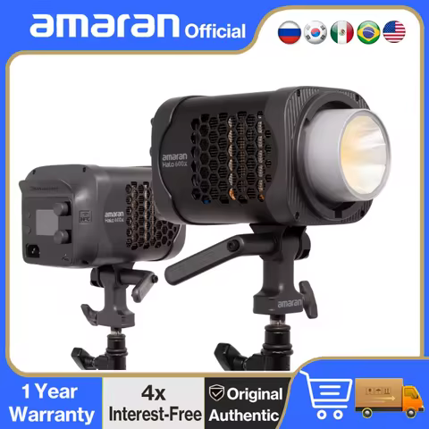 【NEW】amaran Halo 600x Bi-color 610W COB Light Photographic Light Support USB-C/PD Power DMX/NFC Cont