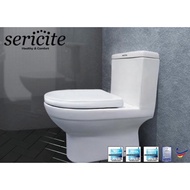 INNO SERICITE HEAVY DUTY D SHAPE SOFT CLOSE CLOSING TOILET SEAT AND COVER FOR SERICITE WC1026 WC1030 WC1033 WC1038