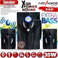 SPEAKER BLUETOOTH AKTIF ADVANCE M10 BT EXTRA SUBWOOFER - speaker aktif bluetooth | speaker 2.1 subwo