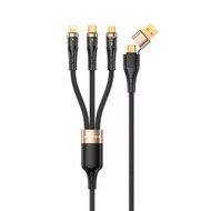 AWEI CL-228 二拖三充電線 USB / Type-C to Type-C+Lightning+Micro