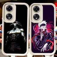 H66 Jujutsu Kaisen White Casing for OPPO A98 A17K A58 A60 A18 A17 A38 A78 5G