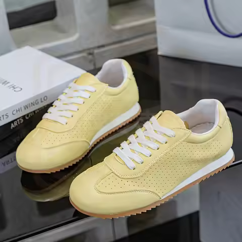Women's Shoes Luxury Genuine Leather Moral Training Shoes for Woman Fashion Classic Casual Shoe Desi
