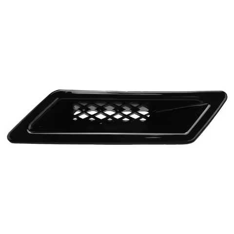 Durable-Glossy Black Universal Car Front Bumper Hood Vent Air Out Decoration For Honda Civic -A4 B8 